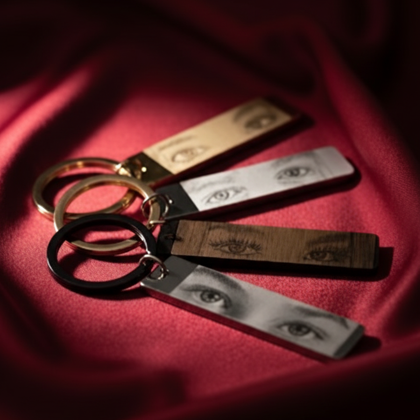 Personalized Iris-Keychain