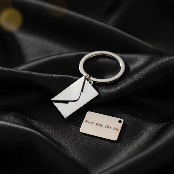 Personalized Envelope Keychain