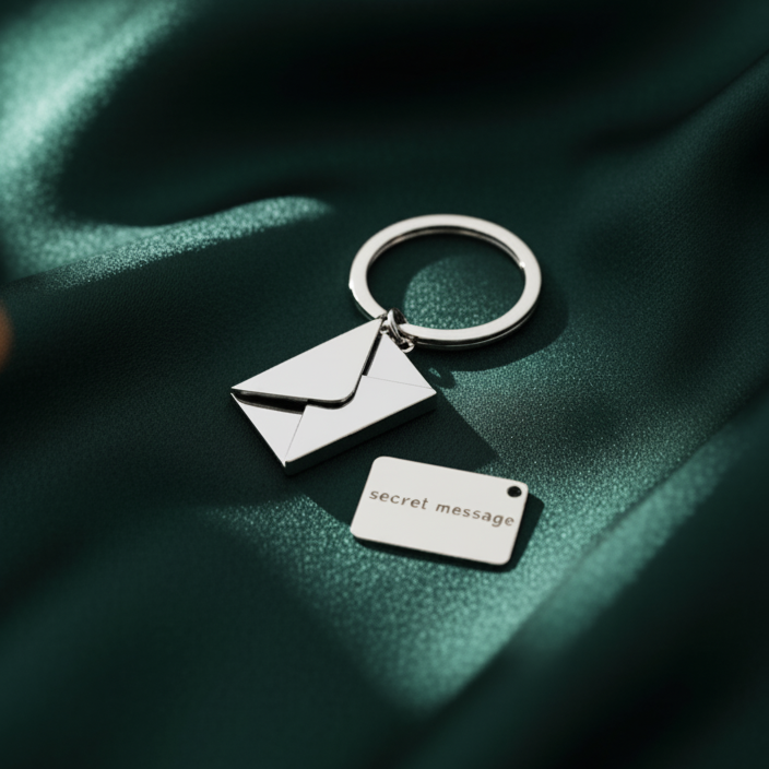 Personalized Envelope Keychain