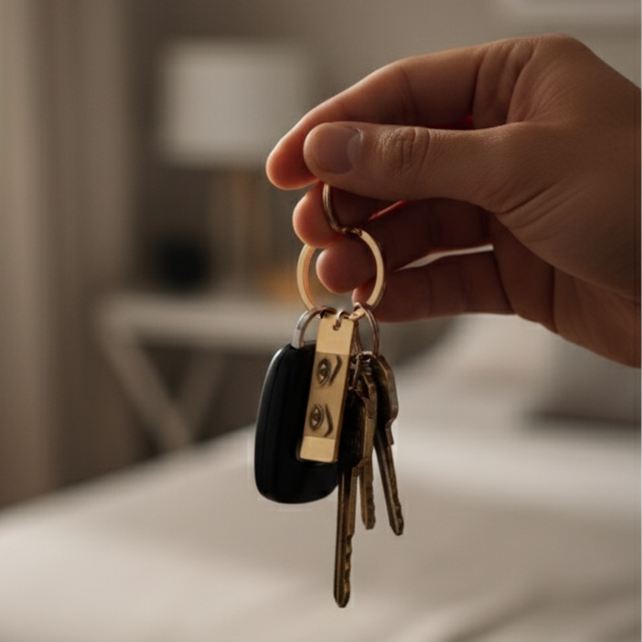 Personalized Iris-Keychain