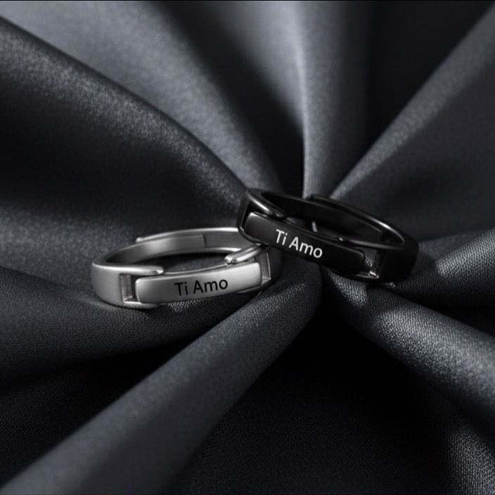 Personalized Double-Text Ring