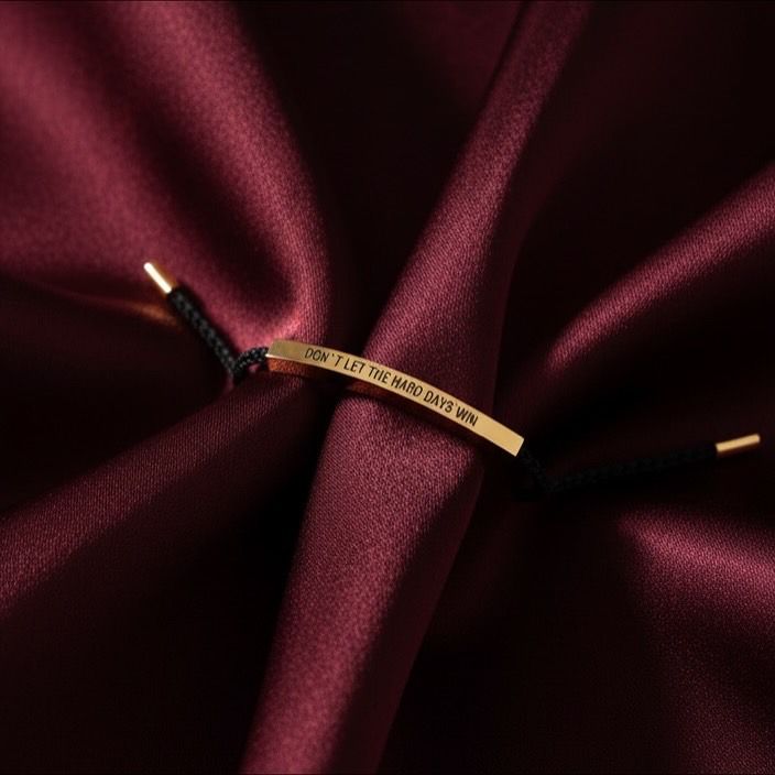 Personalized Leather+Steel Bracelet