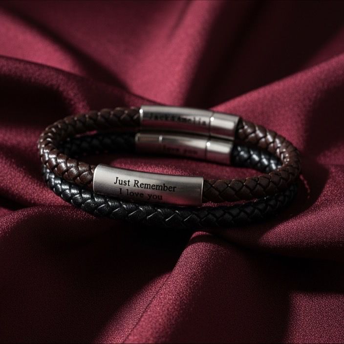 Personalized Leather Bracelet