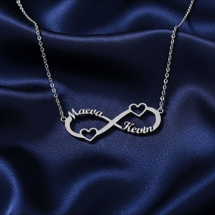 Personalized Infinity Necklace