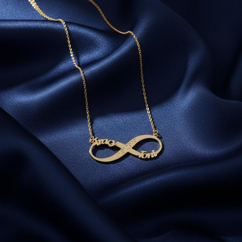 Personalized Infinity Necklace
